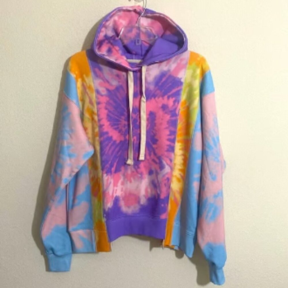 PISTOLA Kaleidoscope Design Relaxed Fit Hoodie Sweatshirt Women's Size XS